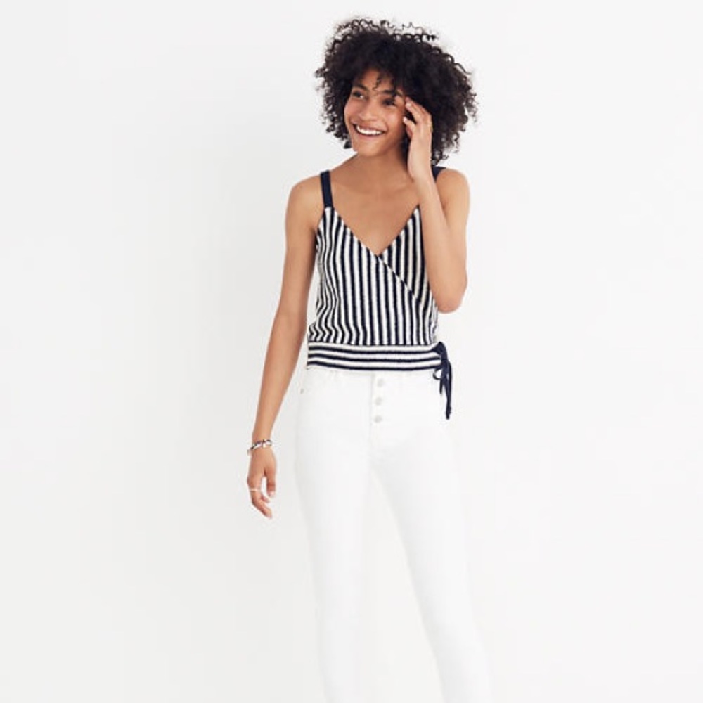 NWT Madewell | Striped Finale Tank Top